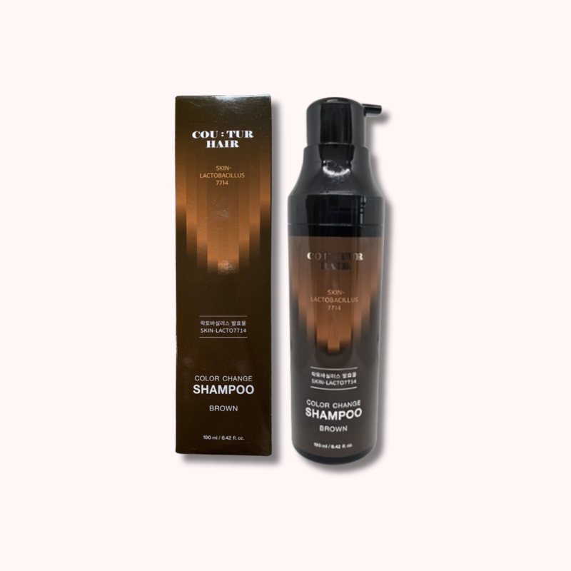 COU:TUR HAIR Brown Skin Lacto dye Shampoo 190ml