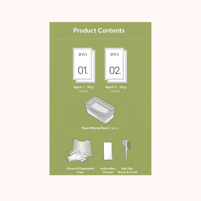 RYO Scalp-Comfort Black Bean Hair Color 120g