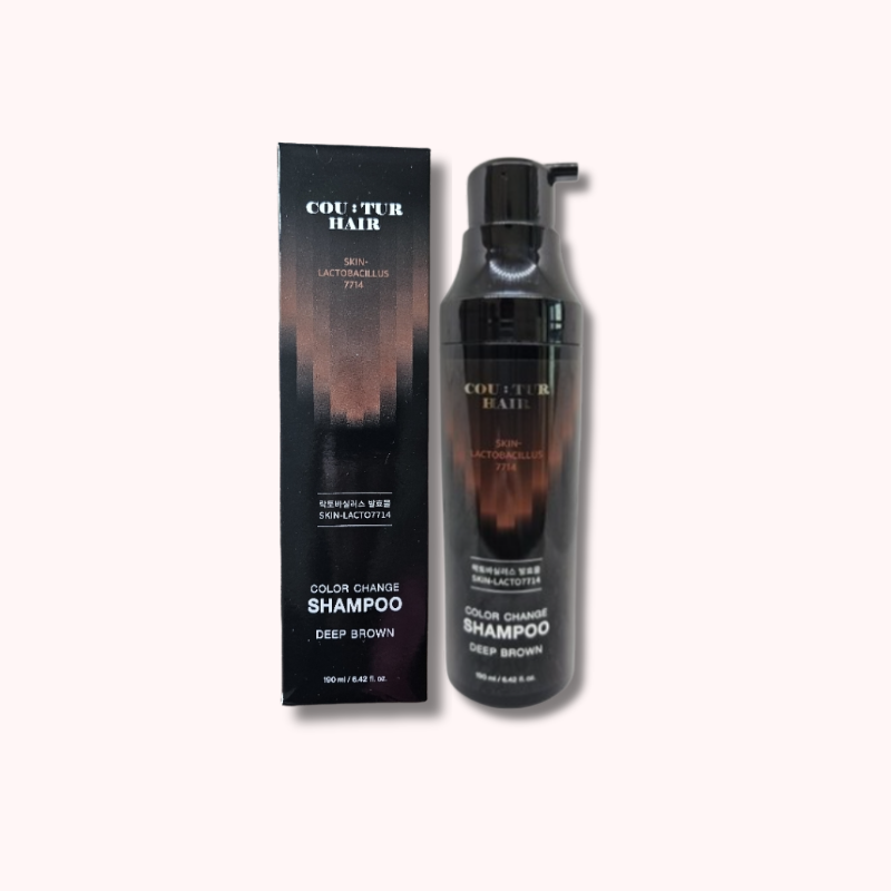 COU:TUR HAIR Deep Brown Skin Lacto dye Shampoo 190ml