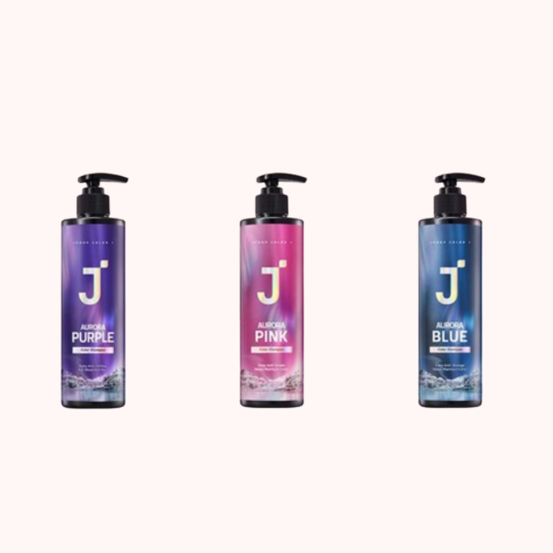 JSOOP Color J Aurora Toning Color Shampoo 380ml (Purple, Blue, Pink)