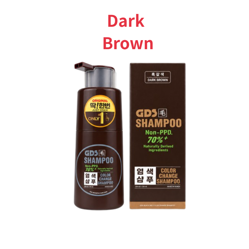 GDS Dark Brown dye Shampoo 300ml