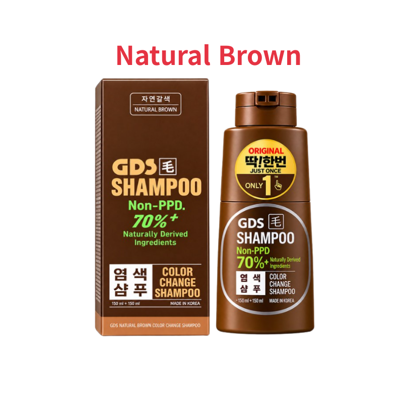GDS Natural Brown dye Shampoo 300ml