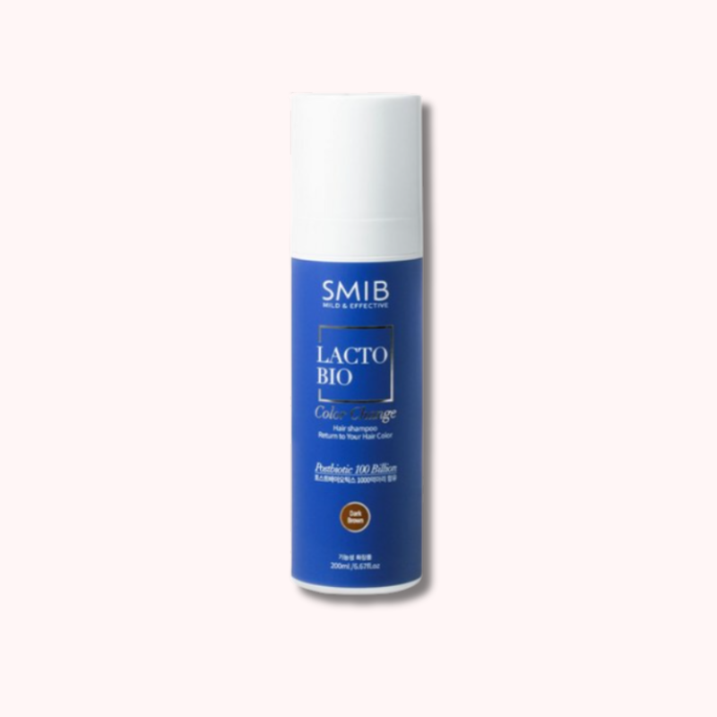 SMIB Lactobio Color Change Hair Shampoo Dark Brown 200ml