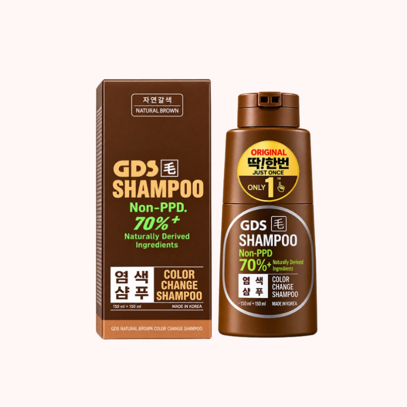 GDS Natural Brown dye Shampoo 300ml