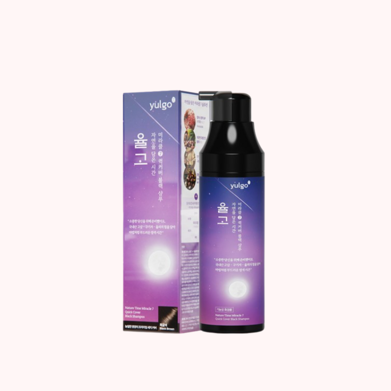 Yulgo Natural Time Mild Shampoo for Dyeing Dark Brown 200ml